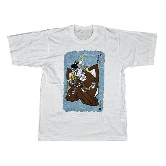 Japan Other - Vtg Japanese Kabuki Samurai Shogun Shirt Single Stitch Unisex L Deadstock